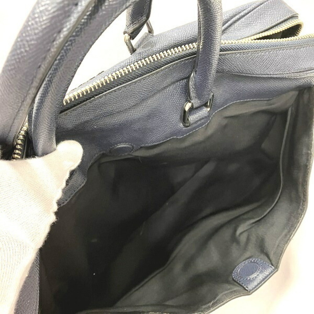 COACH Beckett F68030 Leather 2WAY Shoulder Bag Handbag Business Men's - Picture 9 of 9